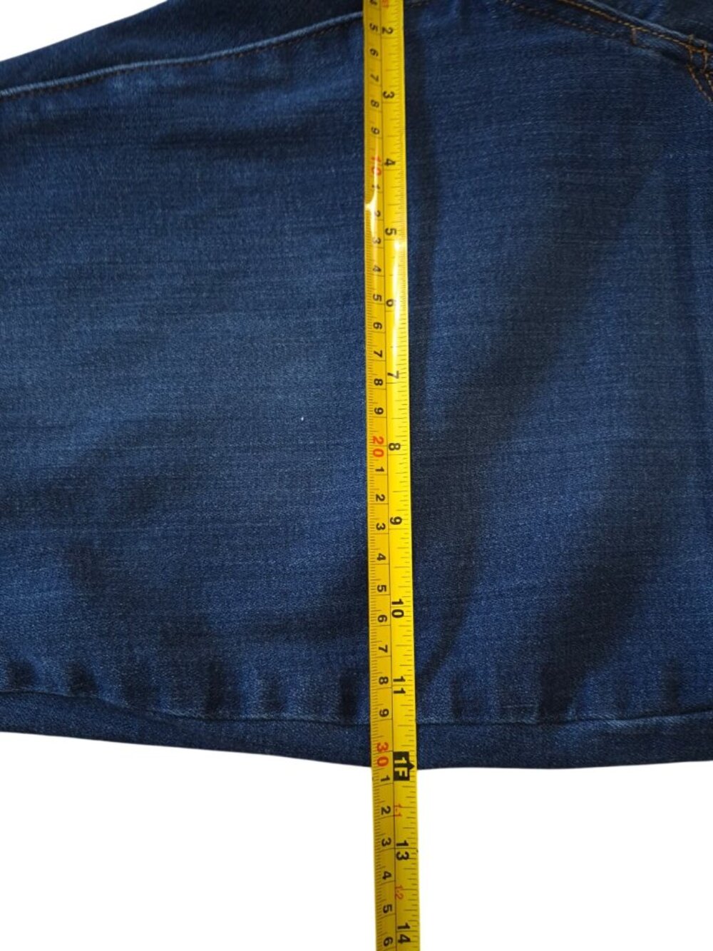 Levi's 726 Flare Jeans Women's Size 33 Blue Stretch Denim Classic Flared Leg - Picture 8 of 9